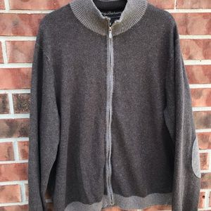 TOMMY BAHAMA zip up light weight sweater. Sz L